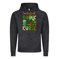 Vintage Black St. Patrick's Safety first drink with a Nurse Vintage Hoodie - OliviaCreatesArt