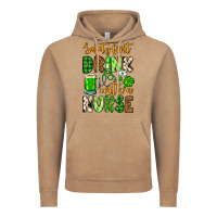 Vintage Coffee St. Patrick's Safety first drink with a Nurse Vintage Hoodie - OliviaCreatesArt