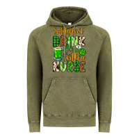 Vintage Olive St. Patrick's Safety first drink with a Nurse Vintage Hoodie - OliviaCreatesArt