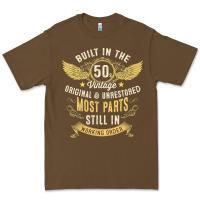 Cacao Mens Vintage 1950s Built In The 50s Fifties Funny 70th Birthday Premium Tee - longCreatives