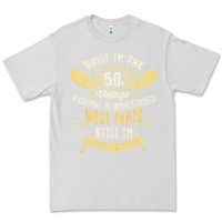 Dove Grey Mens Vintage 1950s Built In The 50s Fifties Funny 70th Birthday Premium Tee - longCreatives
