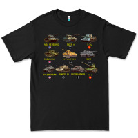 Black Top Ten Best WW2 Tanks M4 Sherman Panzer IV Tiger II T34 Premium Tee - longCreatives