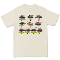 Bone Top Ten Best WW2 Tanks M4 Sherman Panzer IV Tiger II T34 Premium Tee - longCreatives