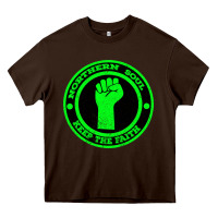 Chocolate Brown Northern Soul Keep the Faith Heavy Core Tee - Bettercallsaul