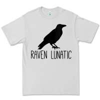 Dove Grey Womens Raven Lunatic, Funny Bird Lover Gift Men Women Kids Premium Tee - longCreatives