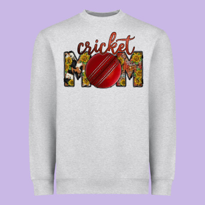 Cricket Mom Heavyweight Sweatshirt Designed By Racoondesign