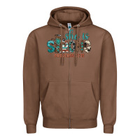 Chestnut she is strong Zipper Hoodie - Artiststas