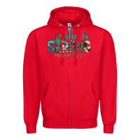 Red she is strong Zipper Hoodie - Artiststas