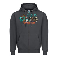 Smoke she is strong Zipper Hoodie - Artiststas