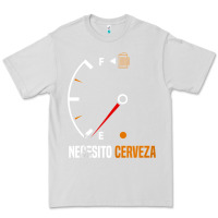 Dove Grey Mexican beer necesito cerveza cool & funny sayings Premium Tee - longCreatives