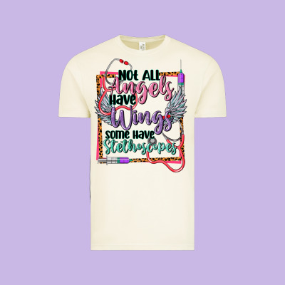 Cowgirl Not All Angels Have Wings Vintage Tee Designed By Cowgirlartshop