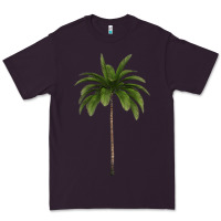 Plum Tropical Palm Tree Premium Tee - longCreatives
