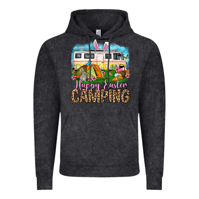 Happy Easter Camping Vintage Hoodie by OliviaCreatesArt | Teevron
