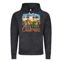 Vintage Black Happy Easter camping Vintage Hoodie - OliviaCreatesArt