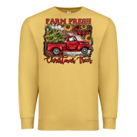 Antique Gold farm fresh christmas trees Premium Sweatshirt - BarkalooDesign