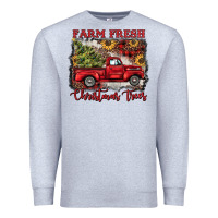 Heather Grey farm fresh christmas trees Premium Sweatshirt - BarkalooDesign