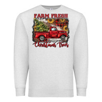 Oatmeal Heather farm fresh christmas trees Premium Sweatshirt - BarkalooDesign