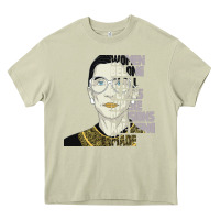 Mossy RBG Ruth Bader Ginsburg Women Belong In All Places Heavy Core Tee - Bettercallsaul