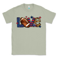 Matcha Love Football team color red blue 4th of july Classic Tee - HowdyJamesFarm