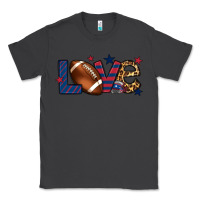 Smoke Love Football team color red blue 4th of july Classic Tee - HowdyJamesFarm