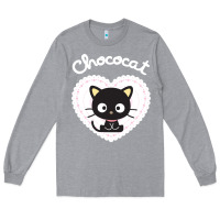 Heather Grey Chococat Sweet Valentine Long Sleeve Tee - longCreatives
