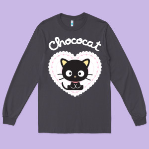 Chococat Sweet Valentine Long Sleeve Tee Designed By Longcreatives