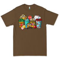 Cacao school bus driver coffee cups Premium Tee - NancyCooperArtShop