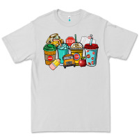 Dove Grey school bus driver coffee cups Premium Tee - NancyCooperArtShop