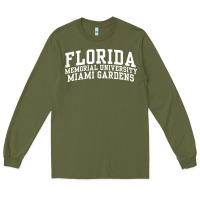 Army Green Florida Memorial University Miami Gardens OC0647 Long Sleeve Tee - longCreatives
