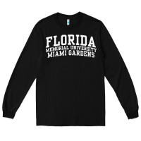 Black Florida Memorial University Miami Gardens OC0647 Long Sleeve Tee - longCreatives