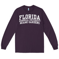 Plum Florida Memorial University Miami Gardens OC0647 Long Sleeve Tee - longCreatives