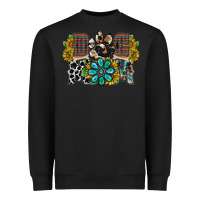 Black dog mom western Heavyweight Sweatshirt - RacoonDesign