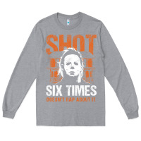 Heather Grey halloween shot 6 times t shirt Long Sleeve Tee - longCreatives