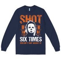 Navy halloween shot 6 times t shirt Long Sleeve Tee - longCreatives