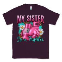 Plum Breast Cancer My Sister Is A Fighter Classic Tee - Artiststas