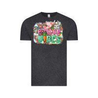 Vintage Black Easter vibes Easter Day Vintage Tee - HowdyJamesFarm