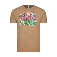 Vintage Coffee Easter vibes Easter Day Vintage Tee - HowdyJamesFarm
