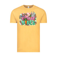 Vintage Mustard Easter vibes Easter Day Vintage Tee - HowdyJamesFarm
