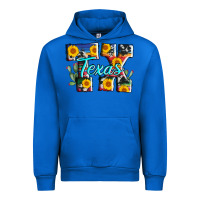 Cobalt texas tx serape sunflower cowhide Urban Hoodie - AdoDesignShop