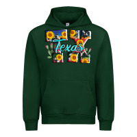 Forest Green texas tx serape sunflower cowhide Urban Hoodie - AdoDesignShop