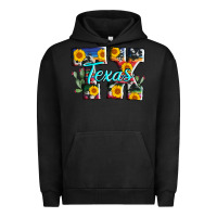 Pigment Black texas tx serape sunflower cowhide Urban Hoodie - AdoDesignShop