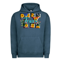 Pigment Midnight Navy texas tx serape sunflower cowhide Urban Hoodie - AdoDesignShop