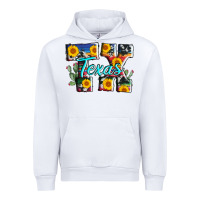 Texas Tx Serape Sunflower Cowhide Urban Hoodie | Teevron
