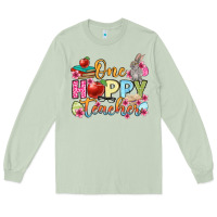 Matcha Easter Day One hoppy Teacher Long Sleeve Tee - OliviaCreatesArt