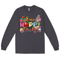Smoke Easter Day One hoppy Teacher Long Sleeve Tee - OliviaCreatesArt