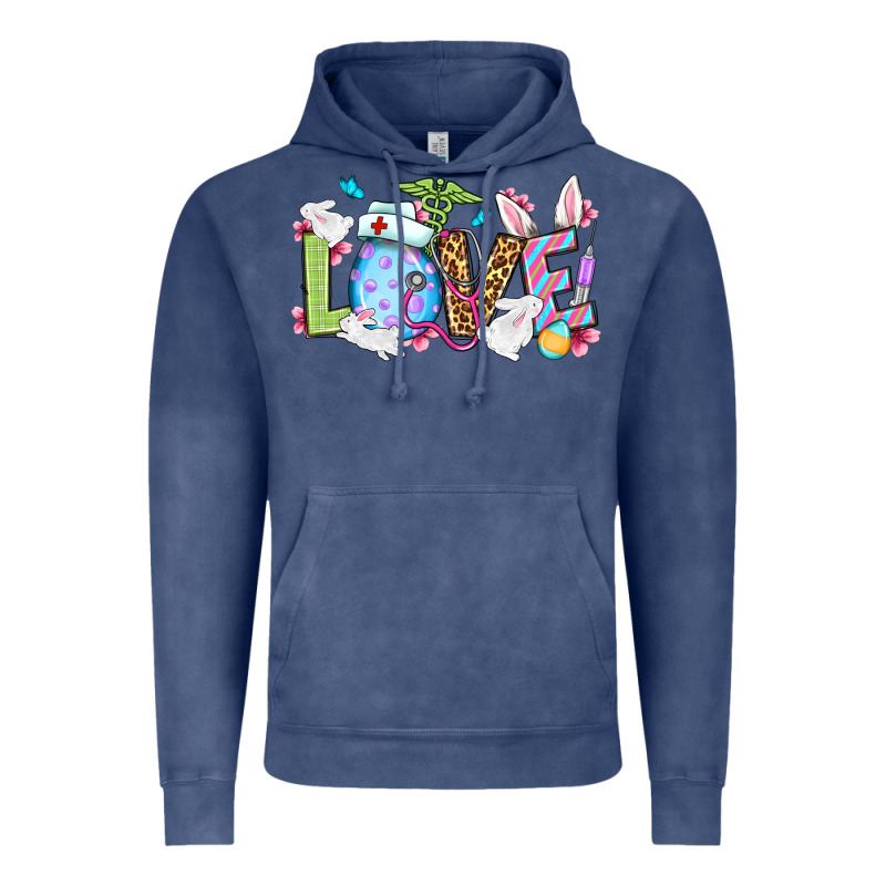 Love Nurse Easter Vintage Hoodie by OliviaCreatesArt | Teevron