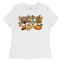 White Spice girl Ladies Tee - NancyCooperArtShop