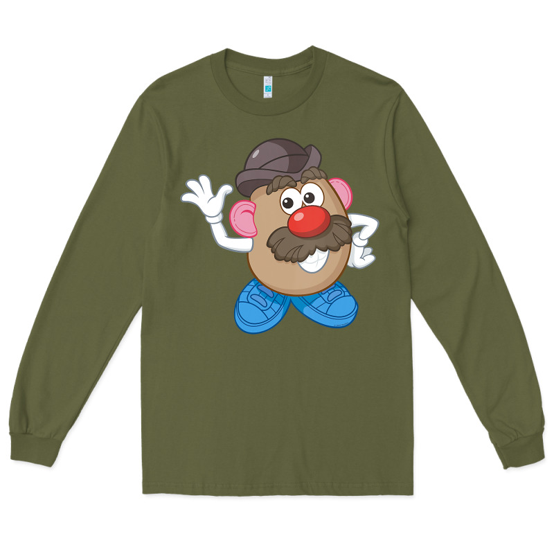 Womens Mr. Potato Head Simple Portrait Long Sleeve Tee by longCreatives | Teevron