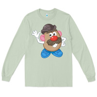 Matcha Womens Mr. Potato Head Simple Portrait Long Sleeve Tee - longCreatives