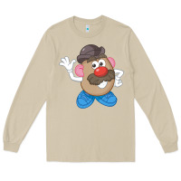 Mushroom Womens Mr. Potato Head Simple Portrait Long Sleeve Tee - longCreatives